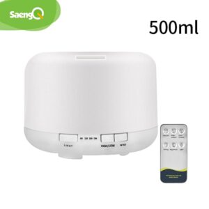 New Electric Aroma Diffuser Air Humidifier 300ML 500ML 1000ML Ultrasonic Cool Mist Maker Fogger LED Essential Oil Diffuser