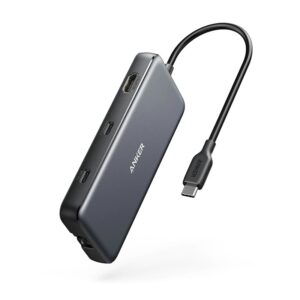 New Anker USB C Hub PowerExpand 8 in 1 USB C Adapter with 100W Power Delivery 4K 60Hz HDMI Port 10Gbps USB C and 2 USB A Data