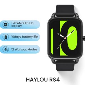 New Haylou RS4 smartwatch Global version Blood oxygen monitor 12 Sport Models Heart Rate Monition Sleep monitor Custom watch face