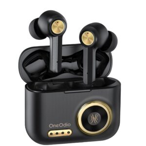 New Oneodio F2 Bluetooth Earphones HiFi Stereo Wireless Earbuds With Microphone 48Hrs Playtime TWS Retro Bluetooth 5.0 Headset AACw
