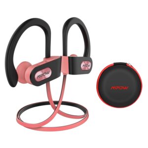 New Mpow Flame Bluetooth Earphones Waterproof HiFi Stereo Sport Headphone Wireless Earbuds With Microphone EVA Case for iPhone X/8/7