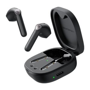 New SOUNDPEATS True Air2 Plus Earphones Wireless QCC3040 aptX-adaptive Bluetooth V5.2 Earbuds 4-Mic CVC 8.0 Noise Cancellation Game Mode