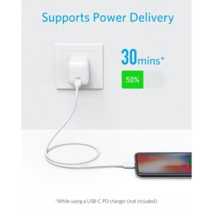 New Anker USB C to Lightning Cable 3ft Apple MFi Certified Power line II for iPhone, charge for iPhone 12 series
