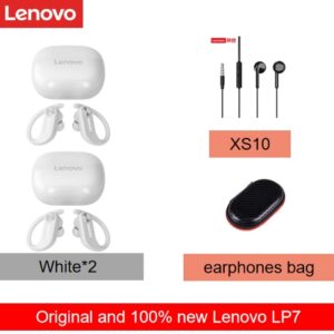 New Original Lenovo LP7 TWS Earphone Bluetooth Wireless Waterproof Headsets Reduce Noise HiFi MusicEarbuds Life With MIC