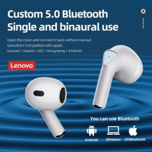 New Original Lenovo LP80 TWS Earphones Bluetooth Wireless Sport Waterproof Headsets Low-Latency Gaming Music Touch Control Earbuds