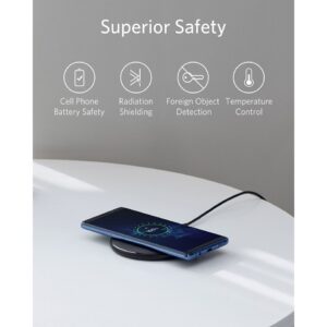 New Anker wireless charger 313 Qi Certified 10W Max charger for Iphone 12/ Iphone 13 smartphone wireless charging