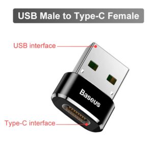 New Baseus USB To Type C OTG Adapter USB USB-C Male To Micro USB Type-c Female Converter For Macbook Samsung S20 USBC OTG Connector