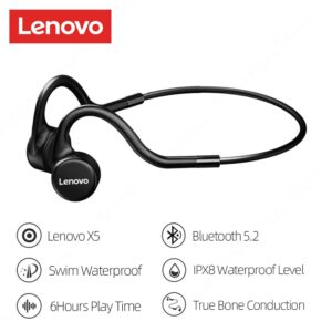 New Lenovo Bone Conduction Earphones X3 X4 X5 X3 Pro Bluetooth Hifi Ear hook Wireless Headset with Mic Waterproof Earbud