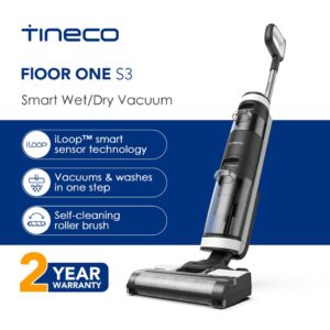 New Tineco Floor One S3 Vacuum Cleaner Cordless Wireless Wet Dry Multi-Surface Smart Wireless Floor Washer Handheld Household APP