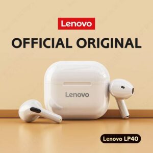 New Original Lenovo LP40 TWS Wireless Earphone Bluetooth 5.0 Dual Stereo Noise Reduction Bass Touch Control Long Standby 300mAH