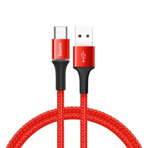 New Baseus USB Type C Cable For Samsung S20 S21 Xiaomi POCO Fast Charging Wire Cord USB-C Charger Mobile Phone USBC Type-C Cable 3m