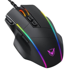 New PICTEK PC278 Gaming Mouse Ergonomic Wired Computer Mouse Gamer 8 Buttons Programmable Mice with 8000 DPI RGB Backlit for PC Game