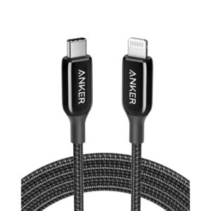New Anker USB C to Lightning Cable 3ft Power line + III M Fi Certified Lightning Cable for iPhone 11/11 Pro/11 Pro Max Power Delivery