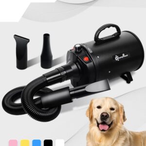 New 2800W Power Hair Dryer For Dogs Pet Dog Cat Grooming Blower Warm Wind Second Fast Blow Dryer For Small Medium Large Dog Dryer
