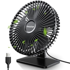 New Portable USB Desk Fan Fan 90° Adjustable Cooling Fan Mute 4 Speed Adjustment Ultra Quiet Suitable For Home Desk Office