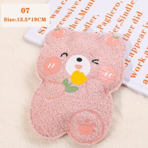 New Winter Hot Water Bottle Warm Belly Treasure Cartoon Hand Warmer Filled Mini Explosion Proof Portable Hot Water Bag