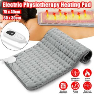 New 110V 240V Electric Heating Pad Blanket Timer Physiotherapy Heating Pad For Shoulder Neck Back Spine Leg Pain Relief Winter Warm