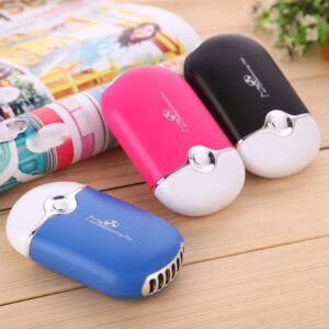 New USB Mini Fan Air Conditioning Blower Quick Dryer For Eyelash Extension Nail Polish Rechargeable Quick Dry Pocket Cooling Fan