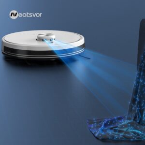 New NEATSVOR S600 Robot Vacuum Cleaner Laser Navigation 6000PA Dust Bag Automatic Dust Collection System Smart Home