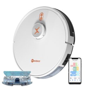 New X600pro 6000pa LDS Navigation Robot Vacuum Cleaner APP Virtual Wall Breakpoint Cleaning,Draw Cleaning Area,Mopping Wash