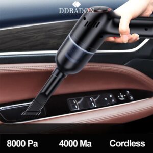 New 8000Pa Wireless Vacuum Cleaner Cordless Handheld Auto Vacuum Home Car Dual Use Mini Vacuum Cleaner With Built-in Battrery