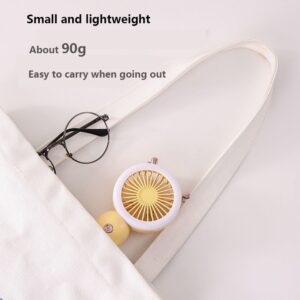 New Mini Rechargeable Portable Fan USB Night Light Cooling Handheld Fan Three Speed Adjust ventilator