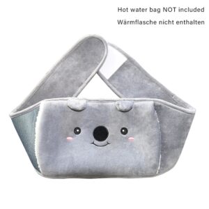 New Kawaii Hot Water Bottle Belt Large Hand Warmer Cute Animal Hot Water Bottle Belt Hot Water Bag Hot Water Cover Bottle Heater