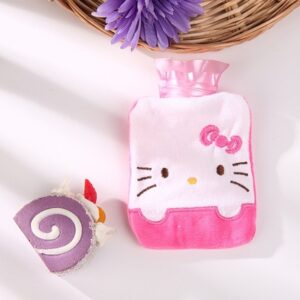 New Cartoon Warm Hot Water Bottle Mini Cute Plush Girl Pocket Water Injection Warm Hands Bag Portable Safety Explosion-proof Heater