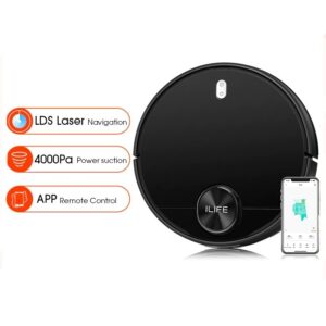 New ILIFE A11 4000Pa Robot Vacuum Cleaner Laser Navigation WiFi APP Control Mop Sweep Draw Cleaning  Smart Home