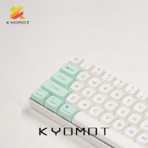 XDA Ice Crystal Mint Keycaps PBT Dye-Sub English 135 keys for DIY Layout Mechanical Keyboard Customize Key Cap
