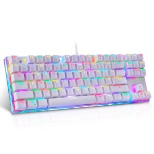 New Motospeed K87S Gameing Mechanical Keyboard LED With RGB Backlight USB Wired 87 Keys Red Blue Switch For PC Computer Laptop Gamer